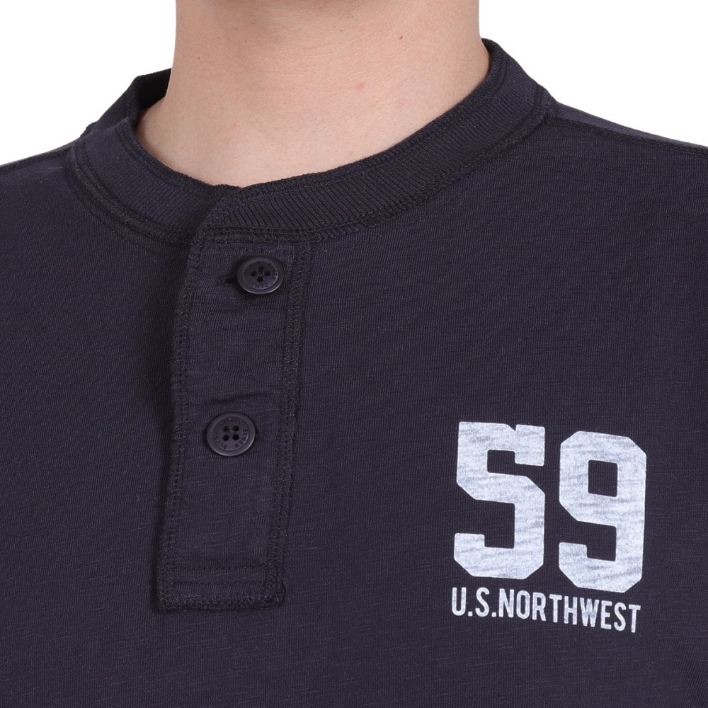 エルケクス（ELKEX）（メンズ）半袖Tシャツ henry 59 U.S.N.W EKM4S10015 NVY