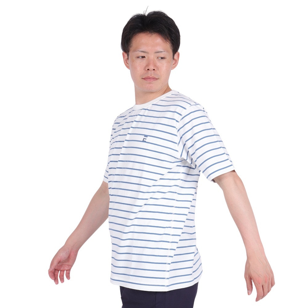 エルケクス（ELKEX）（メンズ）ベーシック クルー半袖Tシャツ EKM3S10005 WHXBL