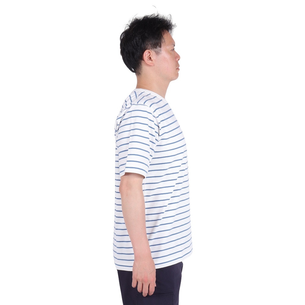 エルケクス（ELKEX）（メンズ）ベーシック クルー半袖Tシャツ EKM3S10005 WHXBL