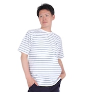 (メンズ)ベーシック クルー半袖Tシャツ EKM3S10005 WHXBL