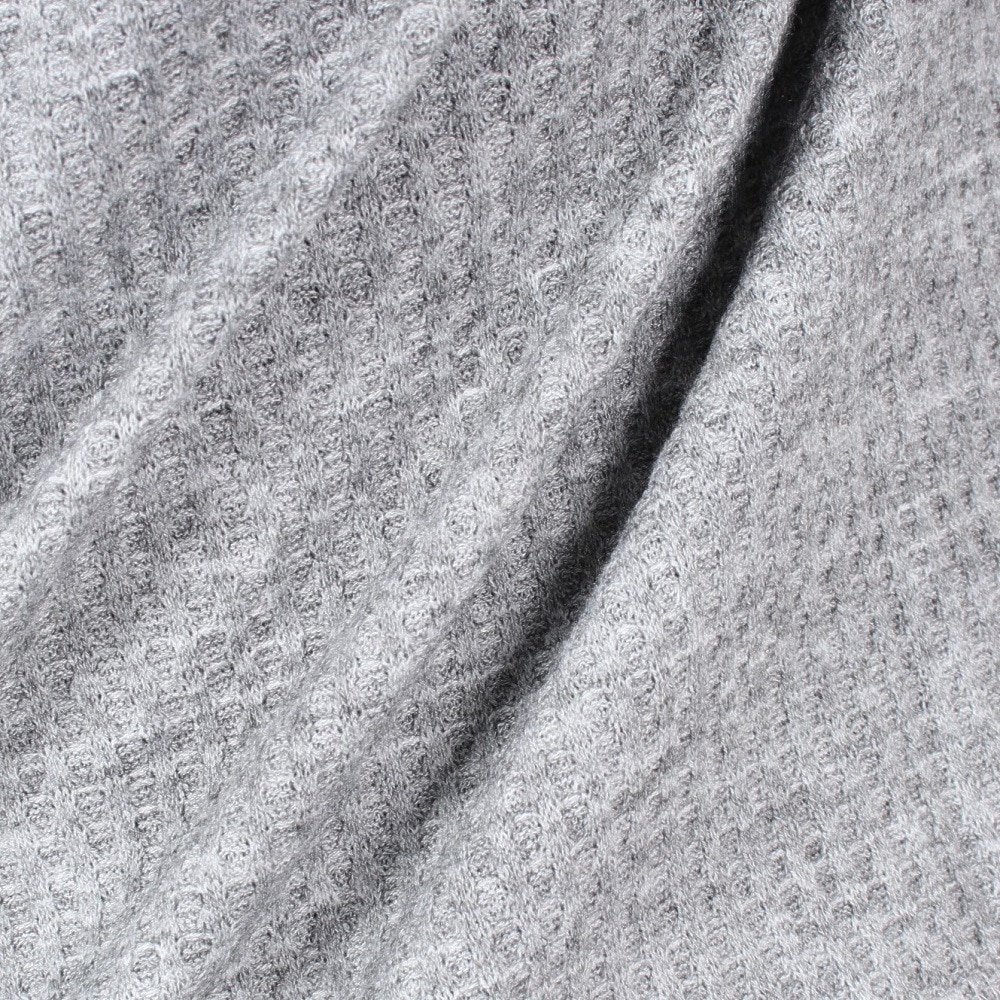 エルケクス（ELKEX）（メンズ）WAFFLE HENREY 長袖Tシャツ EKM4FA0001 MGRY