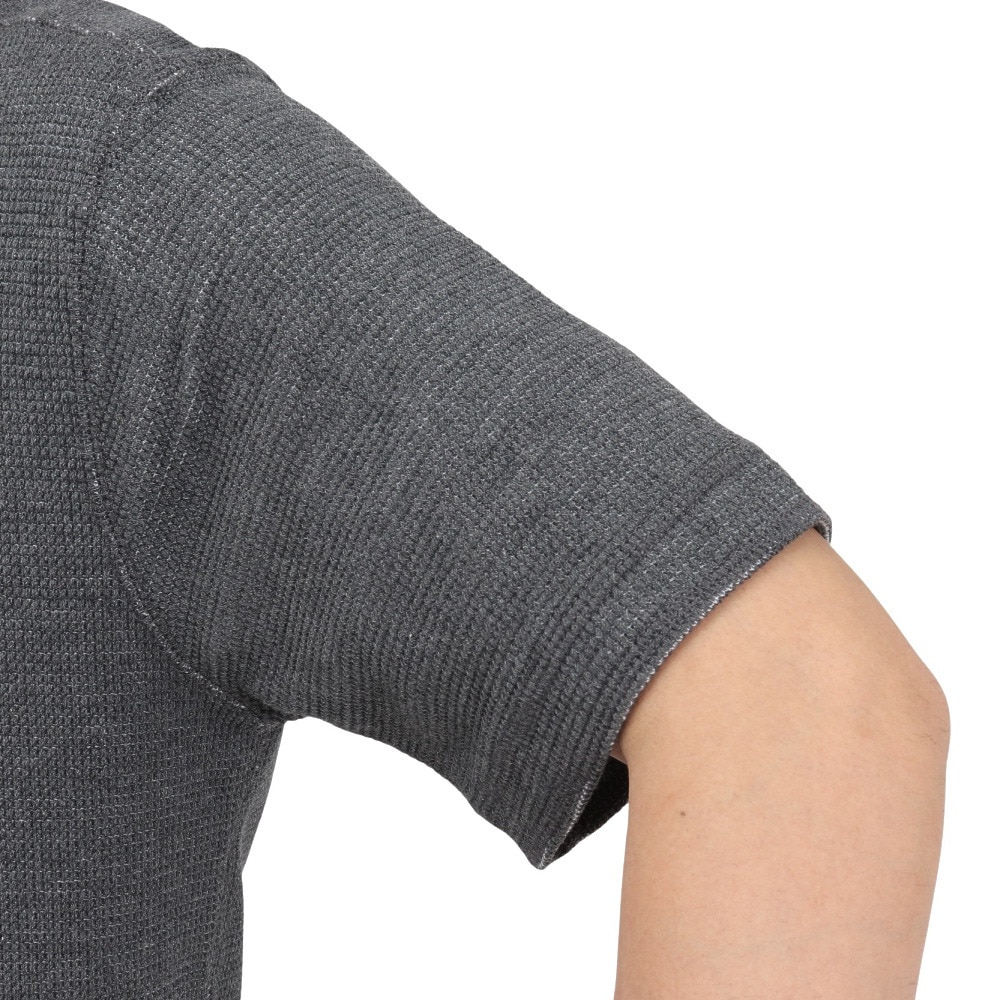 エルケクス（ELKEX）（メンズ）半袖 ワッフル HENLEY Tシャツ EKM5S10018 CGRY