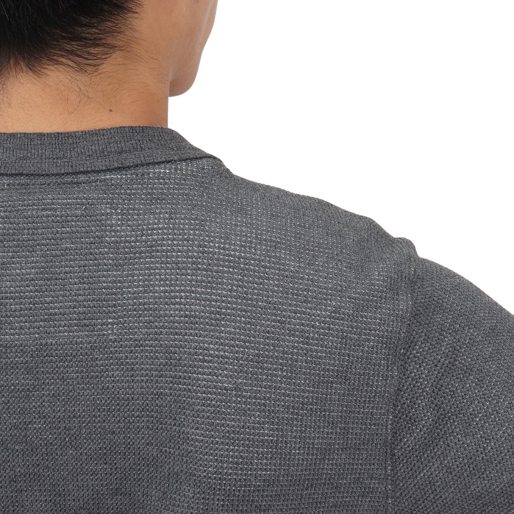 エルケクス（ELKEX）（メンズ）半袖 ワッフル HENLEY Tシャツ EKM5S10018 CGRY