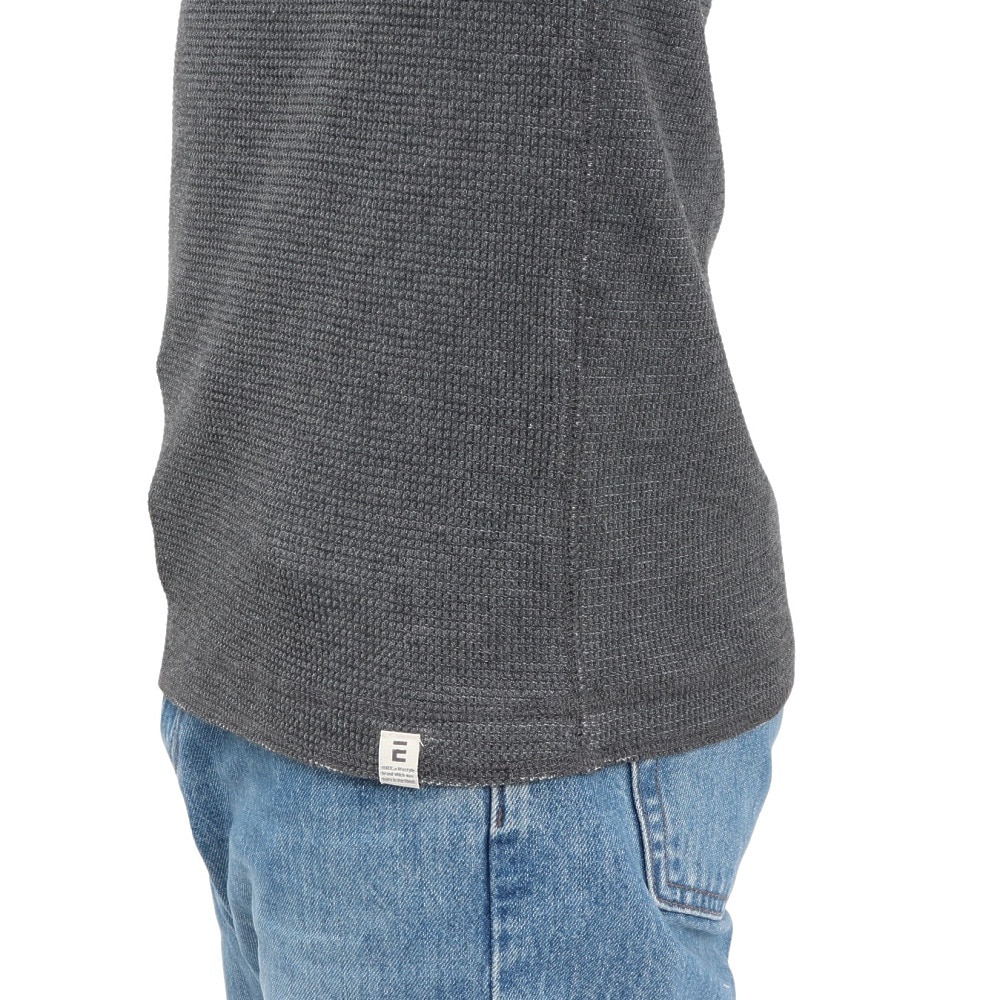 エルケクス（ELKEX）（メンズ）半袖 ワッフル HENLEY Tシャツ EKM5S10018 CGRY