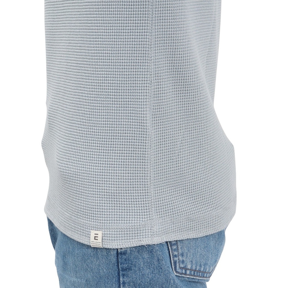 エルケクス（ELKEX）（メンズ）半袖 ワッフル HENLEY Tシャツ EKM5S10018 GRY