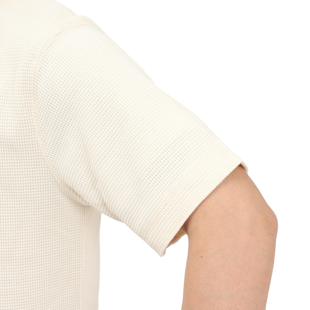 エルケクス（ELKEX）（メンズ）半袖 ワッフル HENLEY Tシャツ EKM5S10018 IVR
