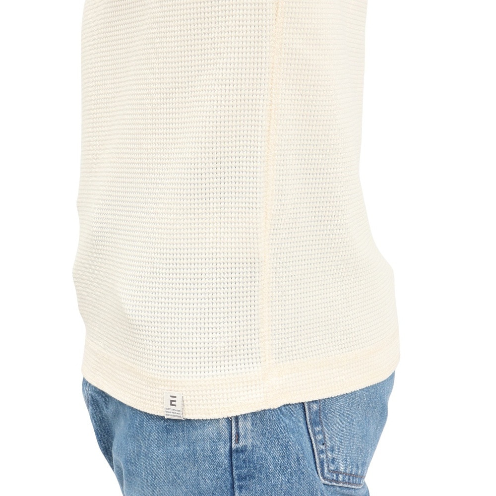 エルケクス（ELKEX）（メンズ）半袖 ワッフル HENLEY Tシャツ EKM5S10018 IVR