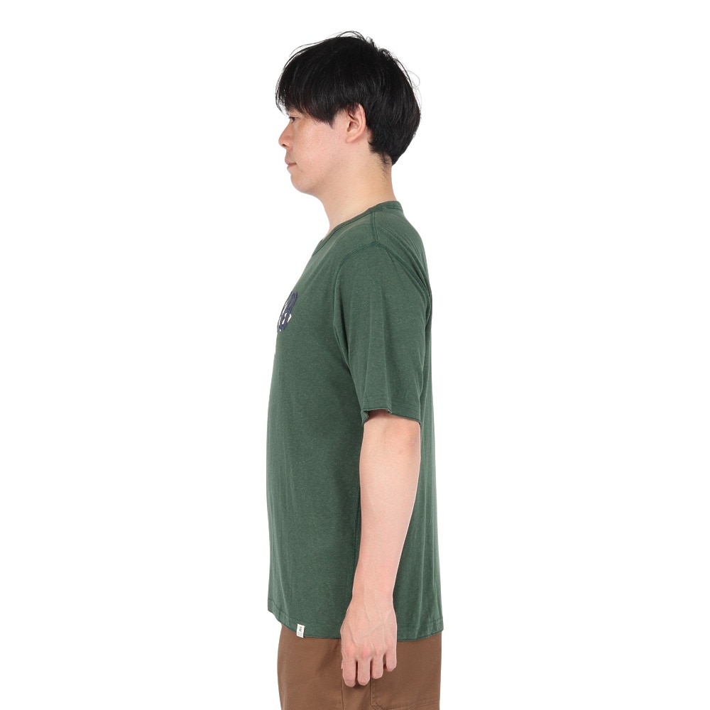 エルケクス（ELKEX）（メンズ）半袖Tシャツ CR NW OREGON 18 EKM5S10023 DGRN
