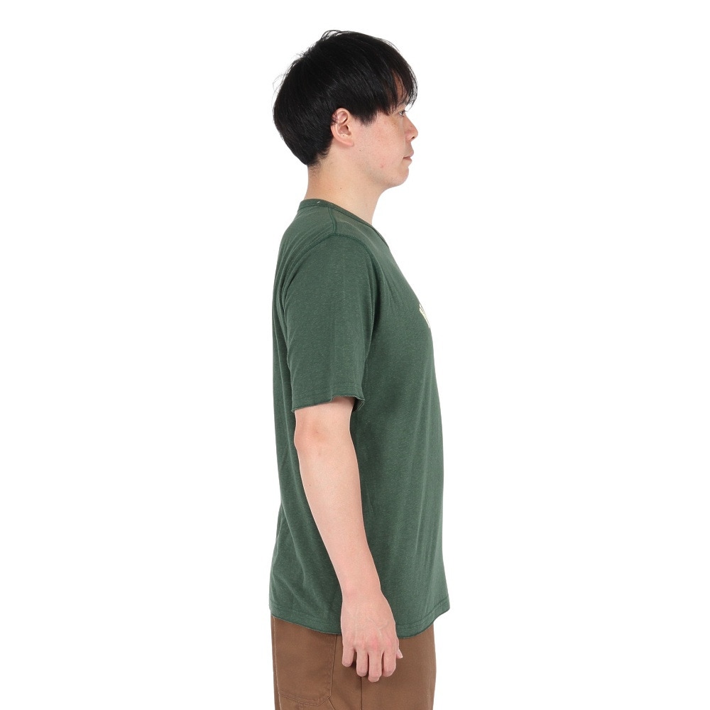 エルケクス（ELKEX）（メンズ）半袖Tシャツ CR NW OREGON 18 EKM5S10023 DGRN