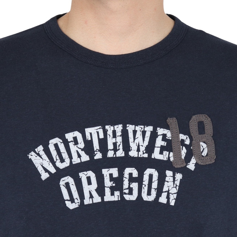 エルケクス（ELKEX）（メンズ）半袖Tシャツ CR NW OREGON 18 EKM5S10023 NVY