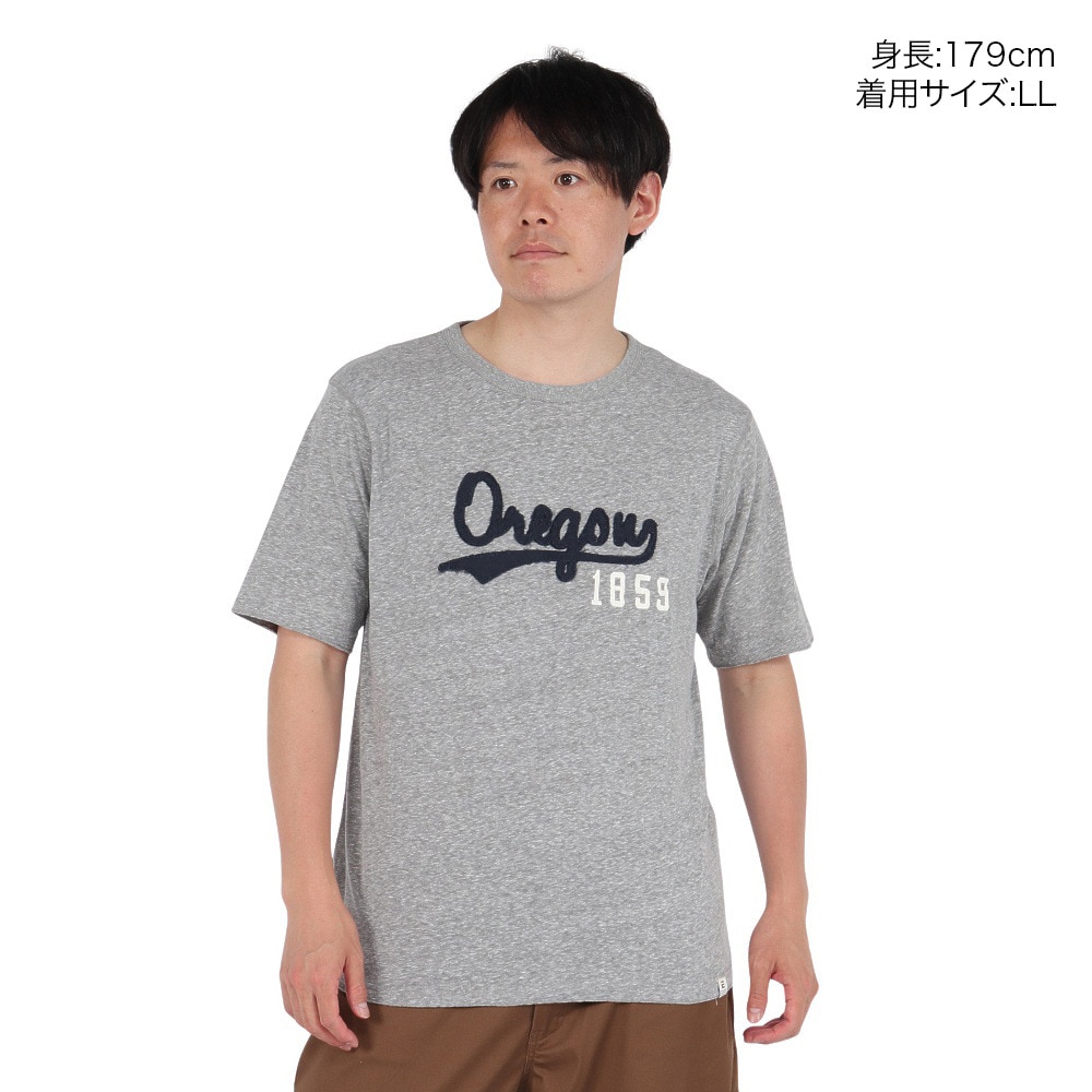 エルケクス（ELKEX）（メンズ）半袖Tシャツ CREW Oregon 1859 EKM5S10024 MGRY