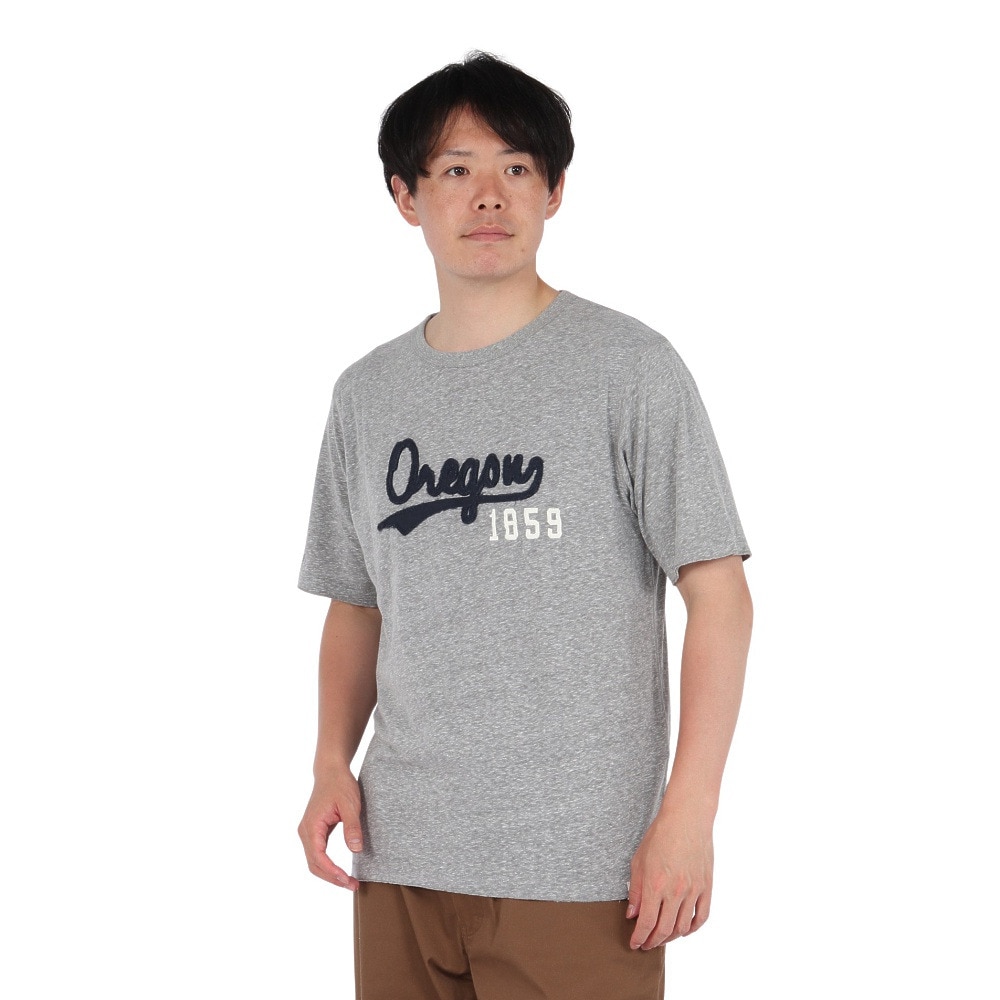 エルケクス（ELKEX）（メンズ）半袖Tシャツ CREW Oregon 1859 EKM5S10024 MGRY