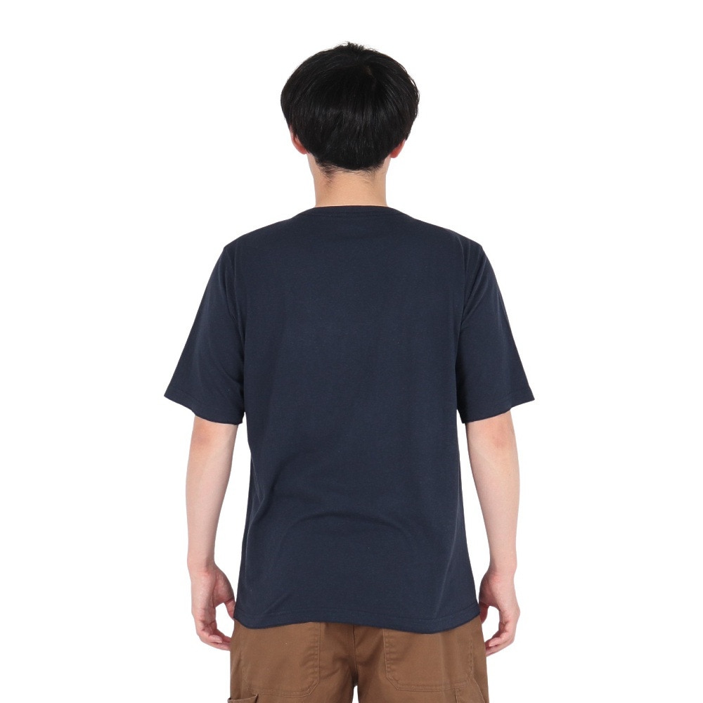 エルケクス（ELKEX）（メンズ）半袖Tシャツ CREW 18EMBLEM59 EKM5S10025 NVY