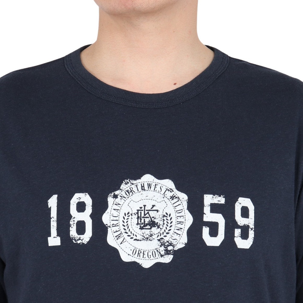 エルケクス（ELKEX）（メンズ）半袖Tシャツ CREW 18EMBLEM59 EKM5S10025 NVY
