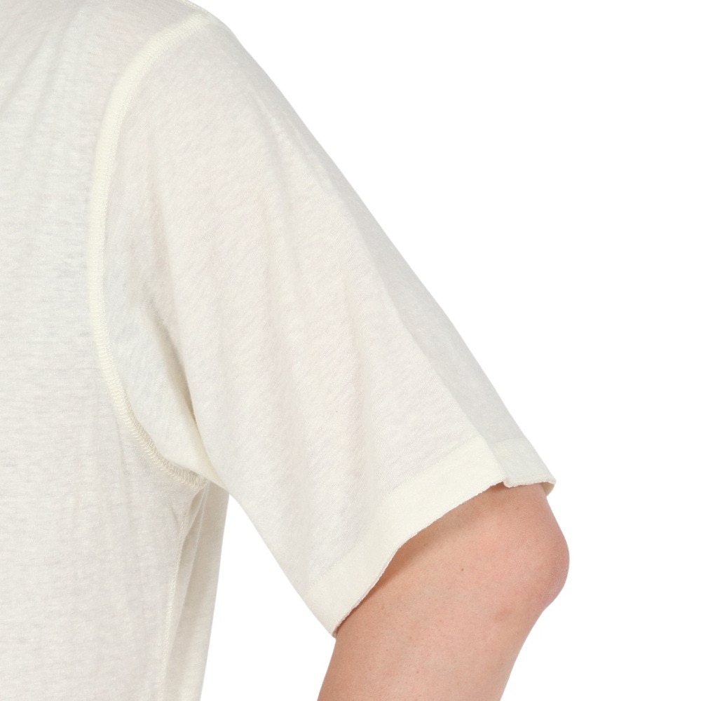 エルケクス（ELKEX）（メンズ）半袖Tシャツ CREW 18EMBLEM59 EKM5S10025 OWHT