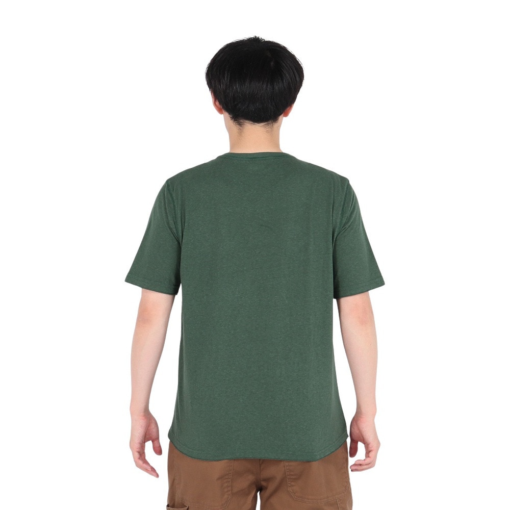 エルケクス（ELKEX）（メンズ）半袖Tシャツ CREW ELK mascot EKM5S10026 DGRN