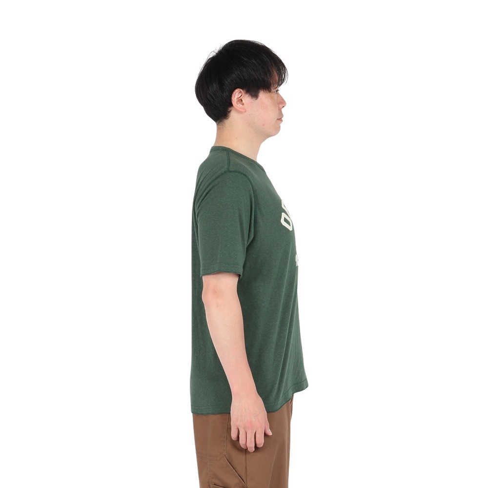 エルケクス（ELKEX）（メンズ）半袖Tシャツ CREW ELK mascot EKM5S10026 DGRN