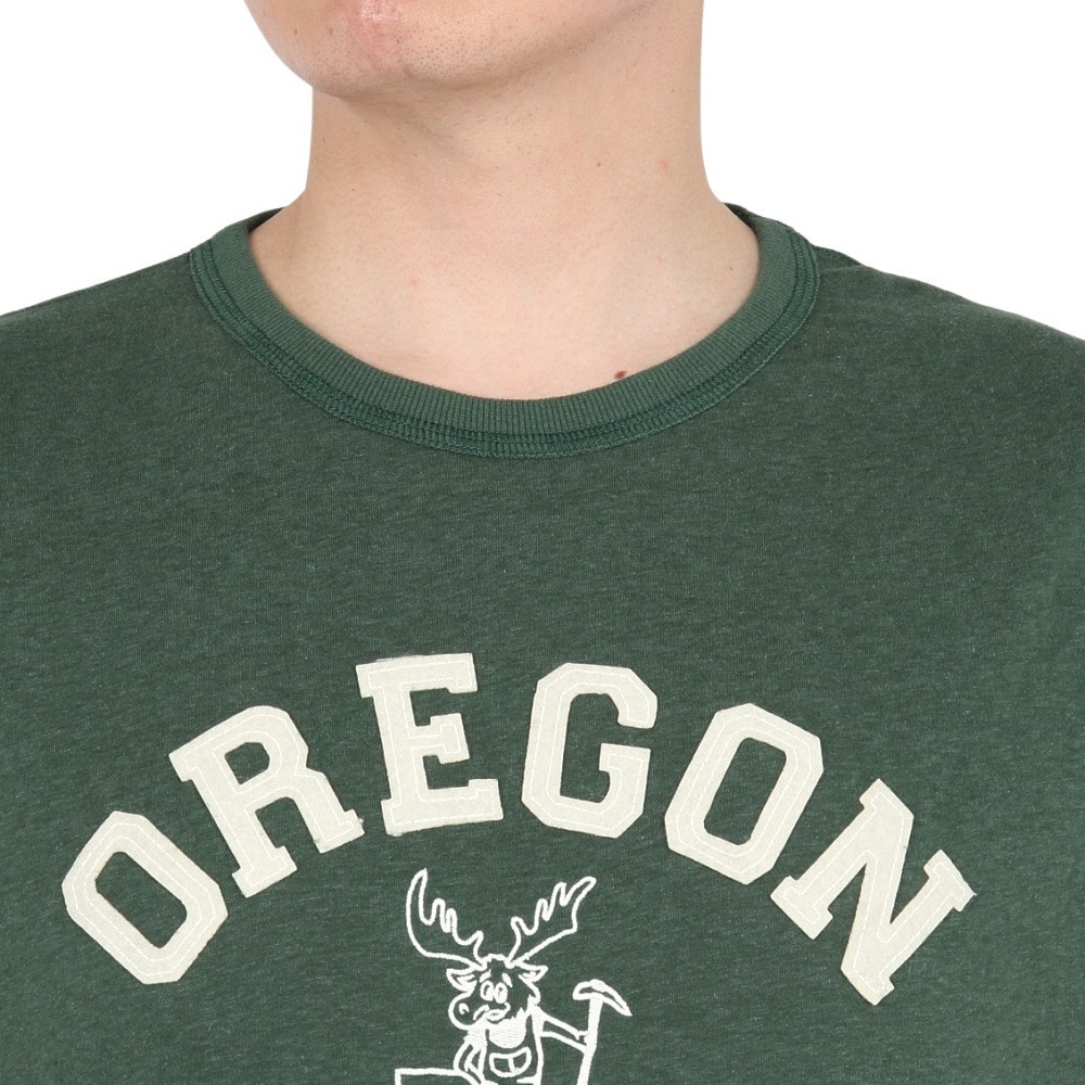 エルケクス（ELKEX）（メンズ）半袖Tシャツ CREW ELK mascot EKM5S10026 DGRN
