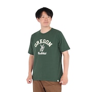 (メンズ)半袖Tシャツ CREW ELK mascot EKM5S10026 DGRN