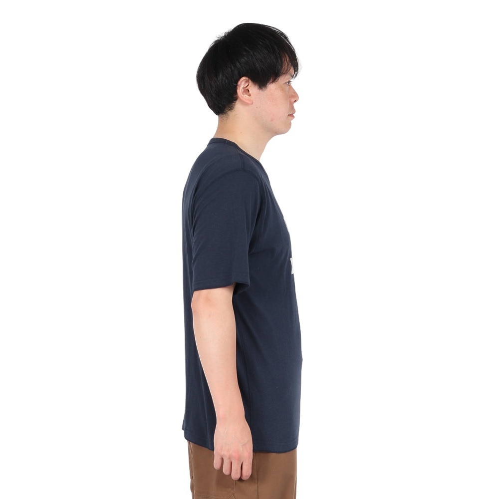 エルケクス（ELKEX）（メンズ）半袖Tシャツ CREW 1859 ribon EKM5S10027 NVY