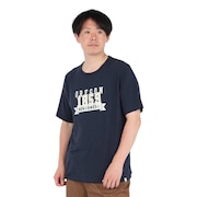 (メンズ)半袖Tシャツ CREW 1859 ribon EKM5S10027 NVY