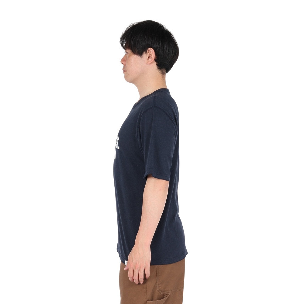エルケクス（ELKEX）（メンズ）半袖Tシャツ CREW AMERICAN NW EKM5S10028 NVY