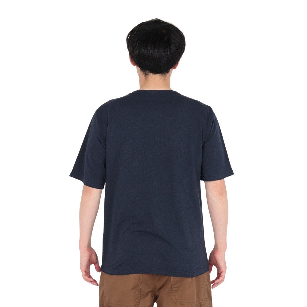 エルケクス（ELKEX）（メンズ）半袖Tシャツ CREW AMERICAN NW EKM5S10028 NVY