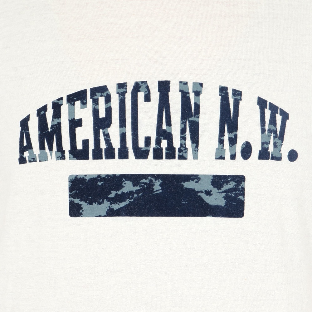 エルケクス（ELKEX）（メンズ）半袖Tシャツ CREW AMERICAN NW EKM5S10028 OWHT