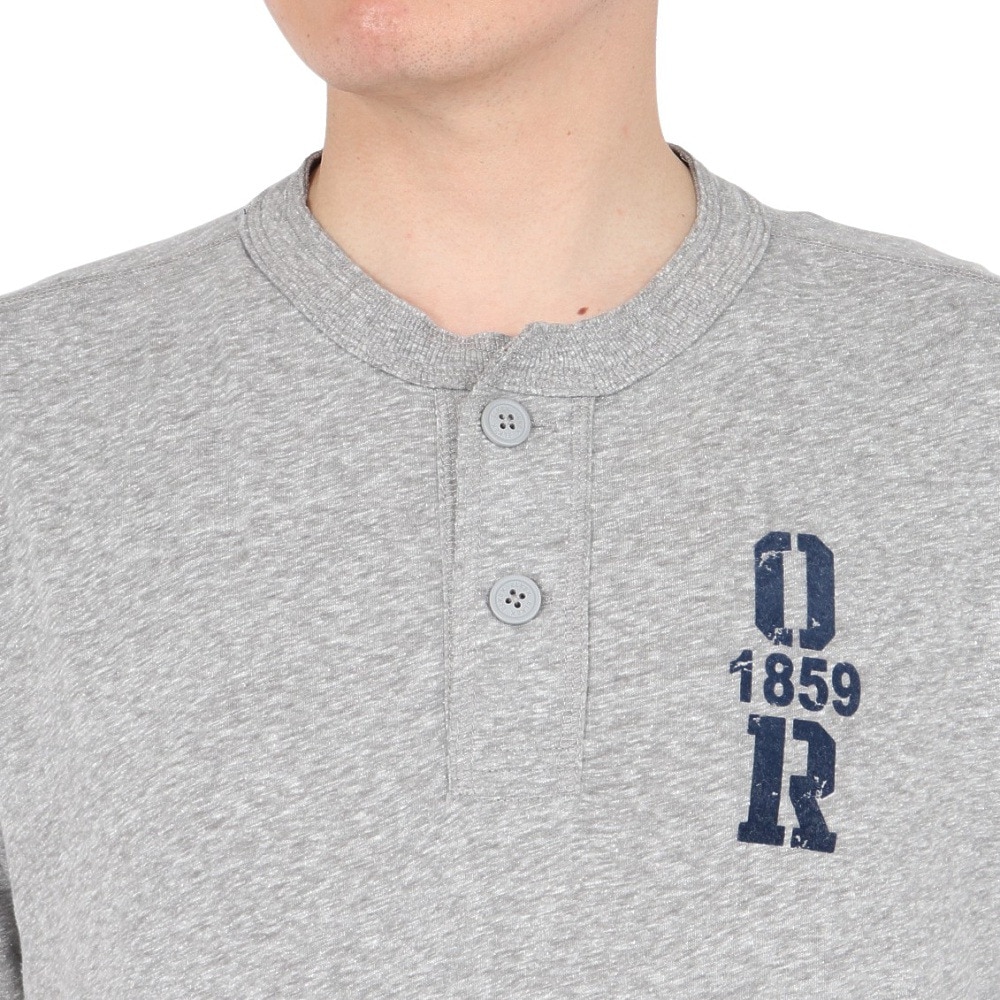 エルケクス（ELKEX）（メンズ）半袖Tシャツ HENLEY O1859R EKM5S10030 MGRY