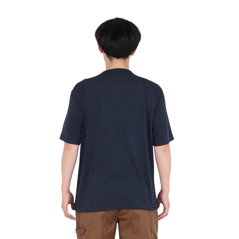 エルケクス（ELKEX）（メンズ）半袖Tシャツ HENLEY O1859R EKM5S10030 NVY