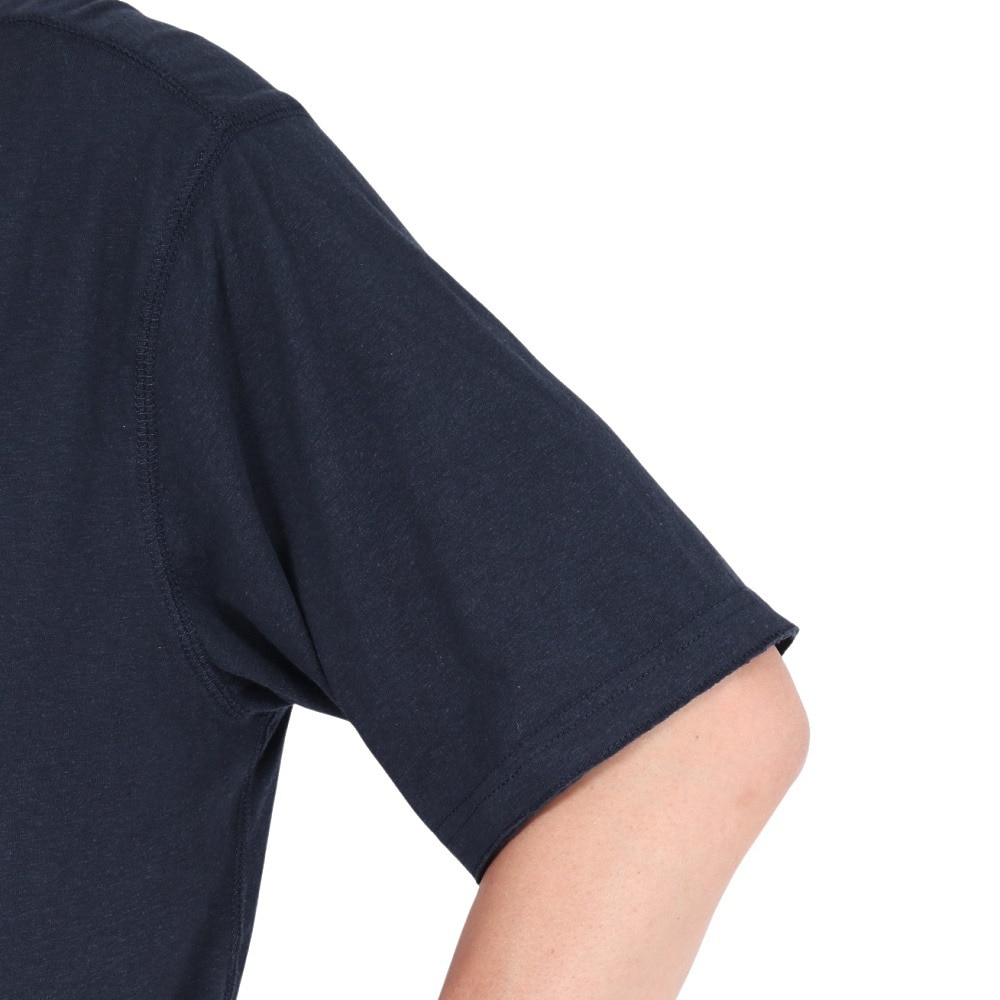エルケクス（ELKEX）（メンズ）半袖Tシャツ HENLEY O1859R EKM5S10030 NVY