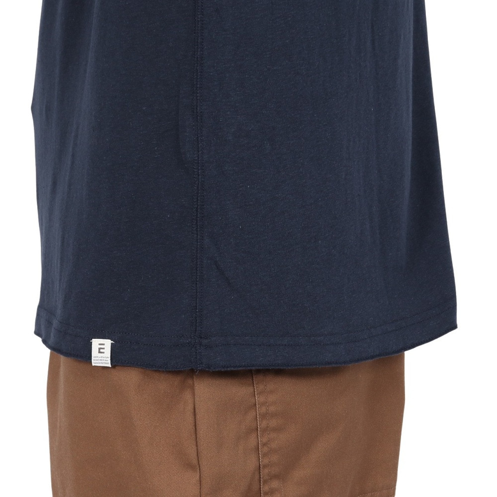 エルケクス（ELKEX）（メンズ）半袖Tシャツ HENLEY O1859R EKM5S10030 NVY