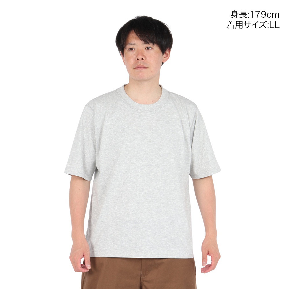 エルケクス（ELKEX）（メンズ）半袖 無地 ラフ Tシャツ EKM5S10015 MGRY