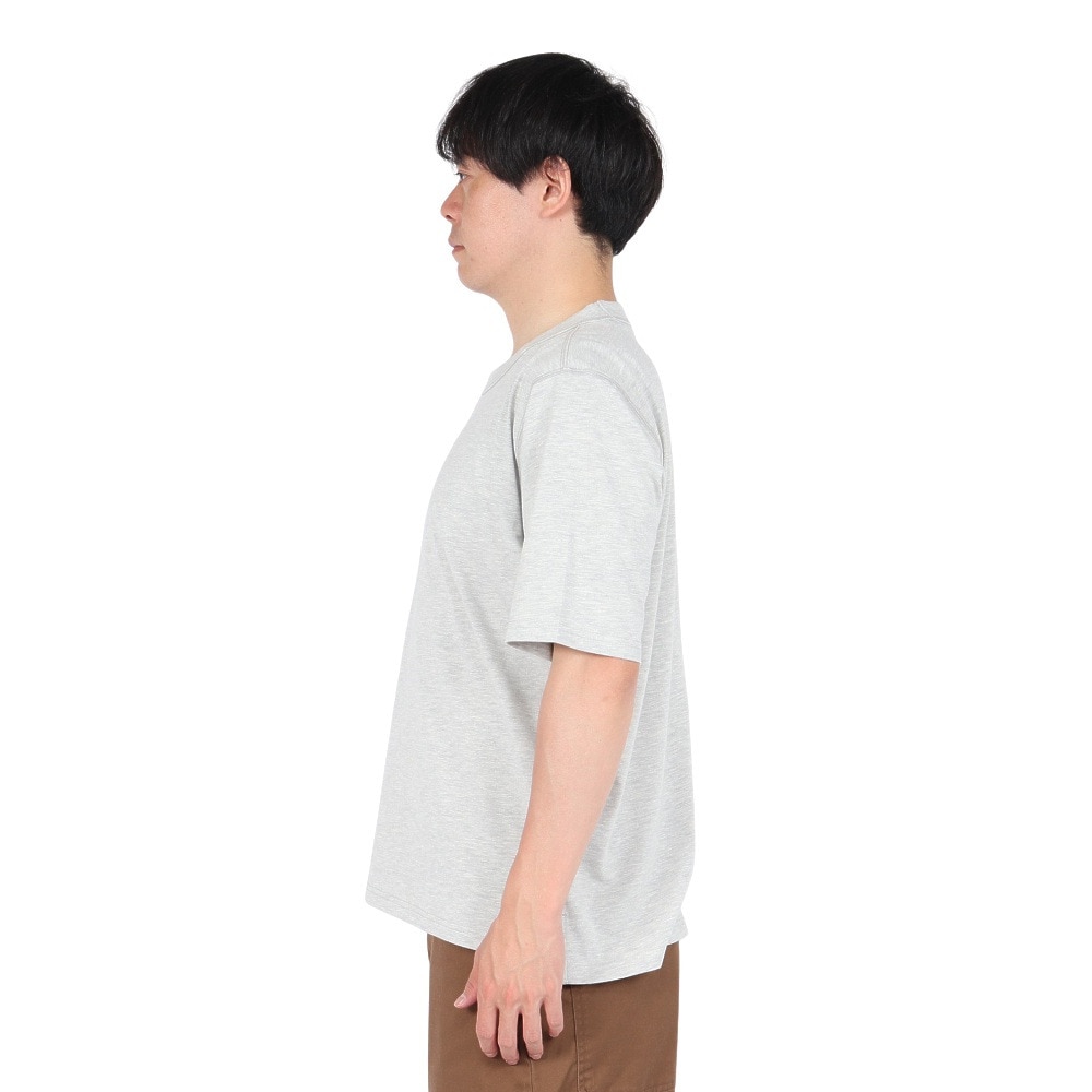 エルケクス（ELKEX）（メンズ）半袖 無地 ラフ Tシャツ EKM5S10015 MGRY