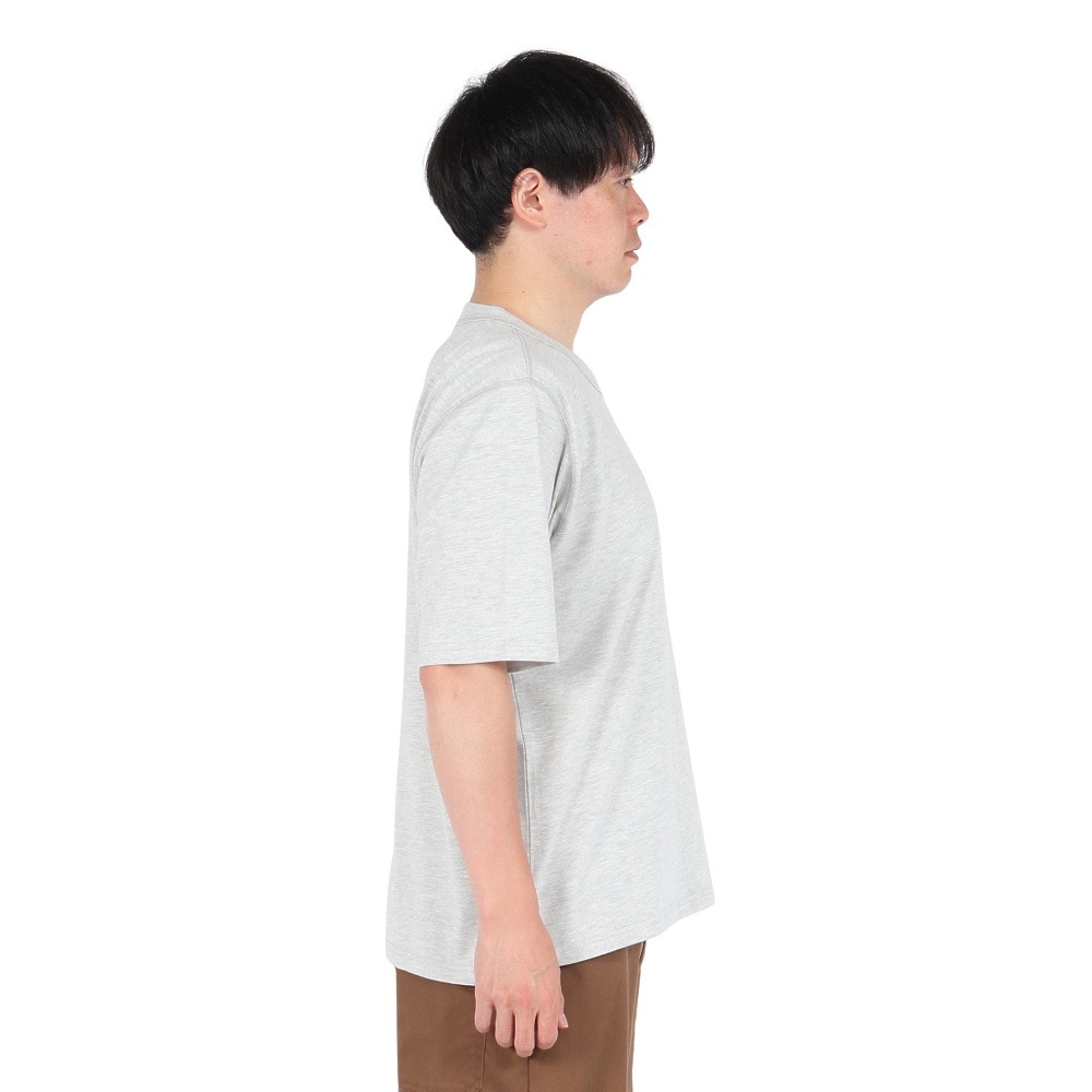 エルケクス（ELKEX）（メンズ）半袖 無地 ラフ Tシャツ EKM5S10015 MGRY