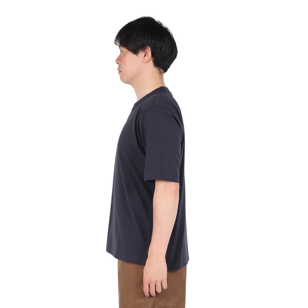 エルケクス（ELKEX）（メンズ）半袖 無地 ラフ Tシャツ EKM5S10015 NVY