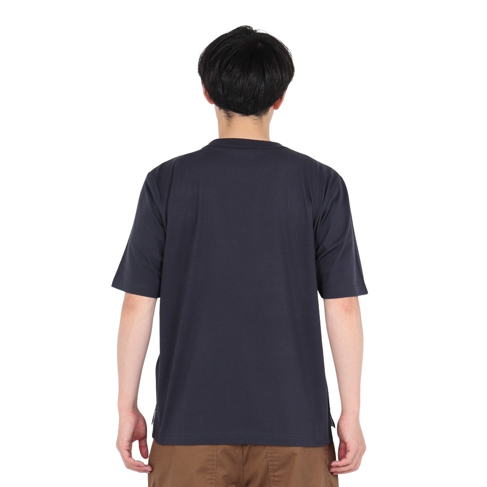エルケクス（ELKEX）（メンズ）半袖 無地 ラフ Tシャツ EKM5S10015 NVY