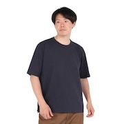 (メンズ)半袖 無地 ラフ Tシャツ EKM5S10015 NVY
