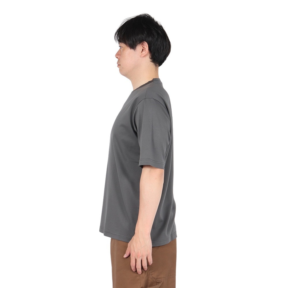 エルケクス（ELKEX）（メンズ）半袖 MUJI SILKEY Tシャツ EKM5S10016 DGRY
