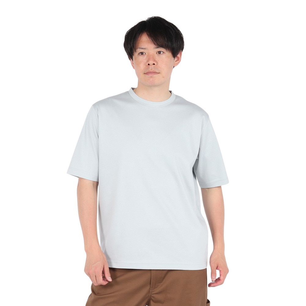 エルケクス（ELKEX）（メンズ）半袖 MUJI SILKEY Tシャツ EKM5S10016 GRY