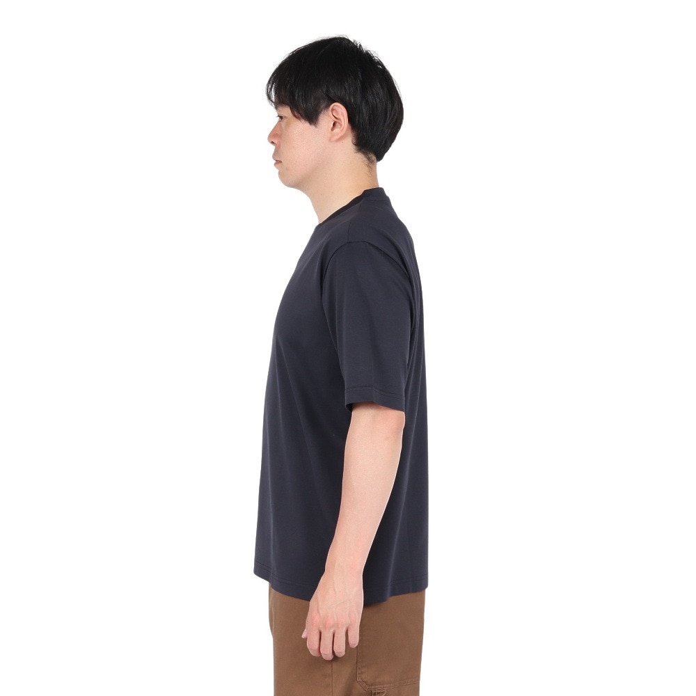 エルケクス（ELKEX）（メンズ）半袖 MUJI SILKEY Tシャツ EKM5S10016 NVY