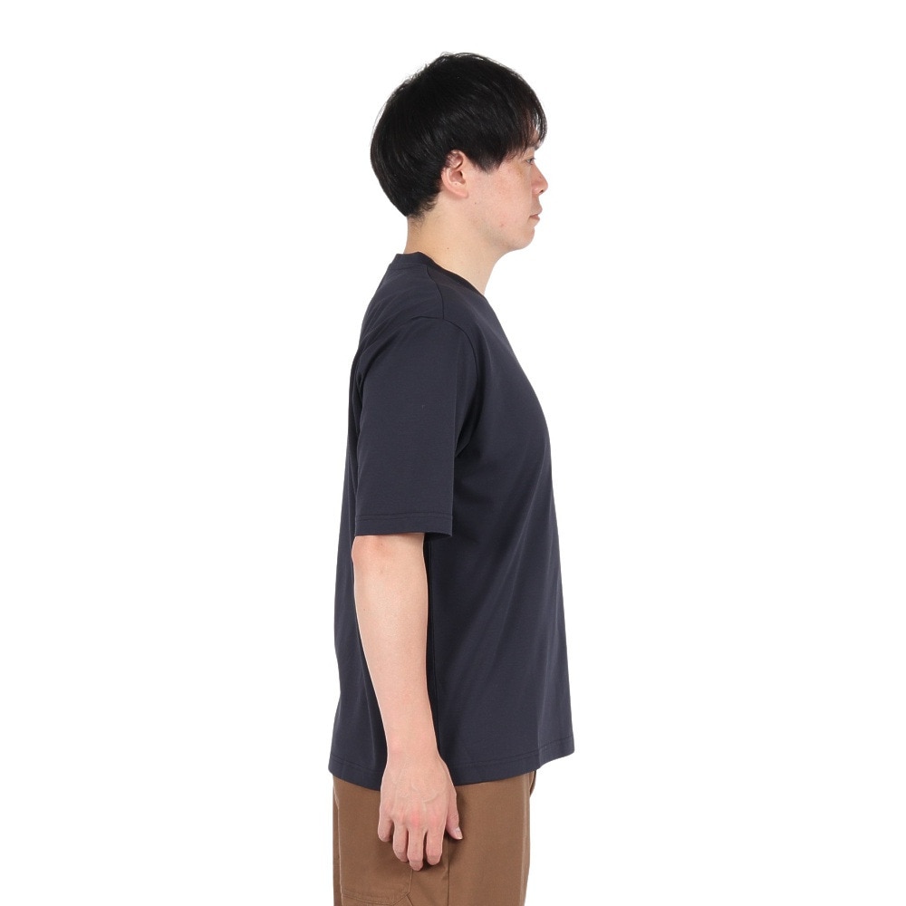 エルケクス（ELKEX）（メンズ）半袖 MUJI SILKEY Tシャツ EKM5S10016 NVY