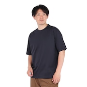 (メンズ)半袖 MUJI SILKEY Tシャツ EKM5S10016 NVY