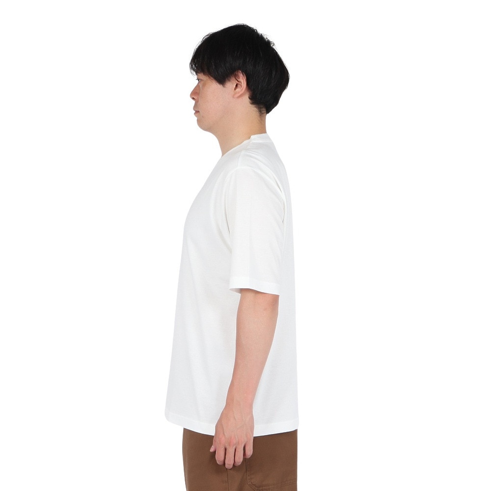 エルケクス（ELKEX）（メンズ）半袖 MUJI SILKEY Tシャツ EKM5S10016 WHT