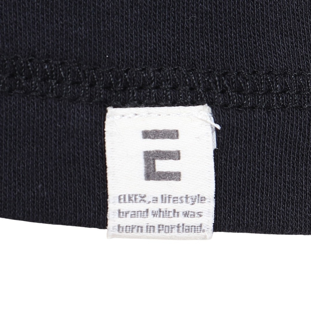 エルケクス（ELKEX）（メンズ）無地 ソフト クルー 長袖Tシャツ EKM5FA0001 BLK