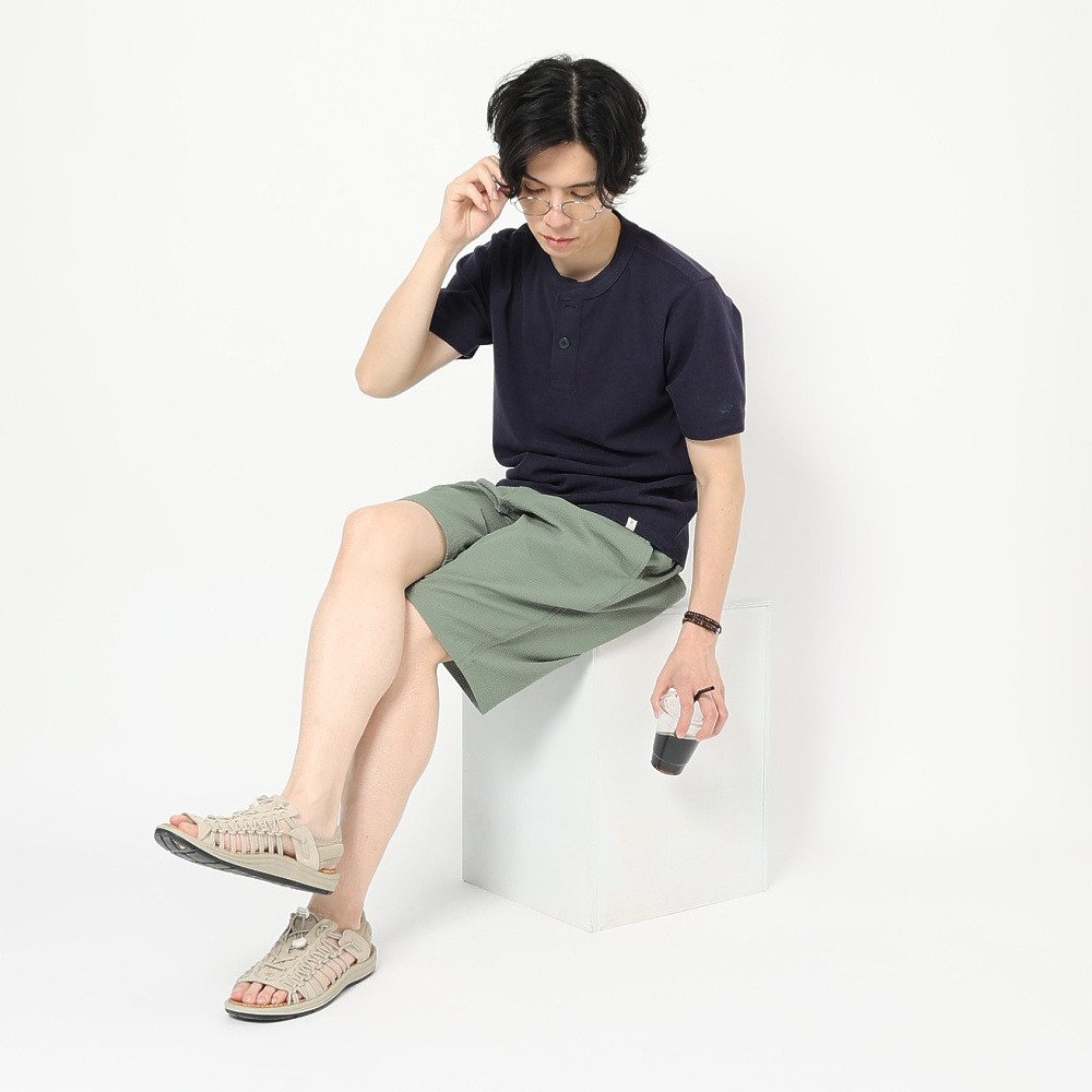 エルケクス（ELKEX）（メンズ）PIQUE ヘンリー 半袖Tシャツ EKM6S10002
