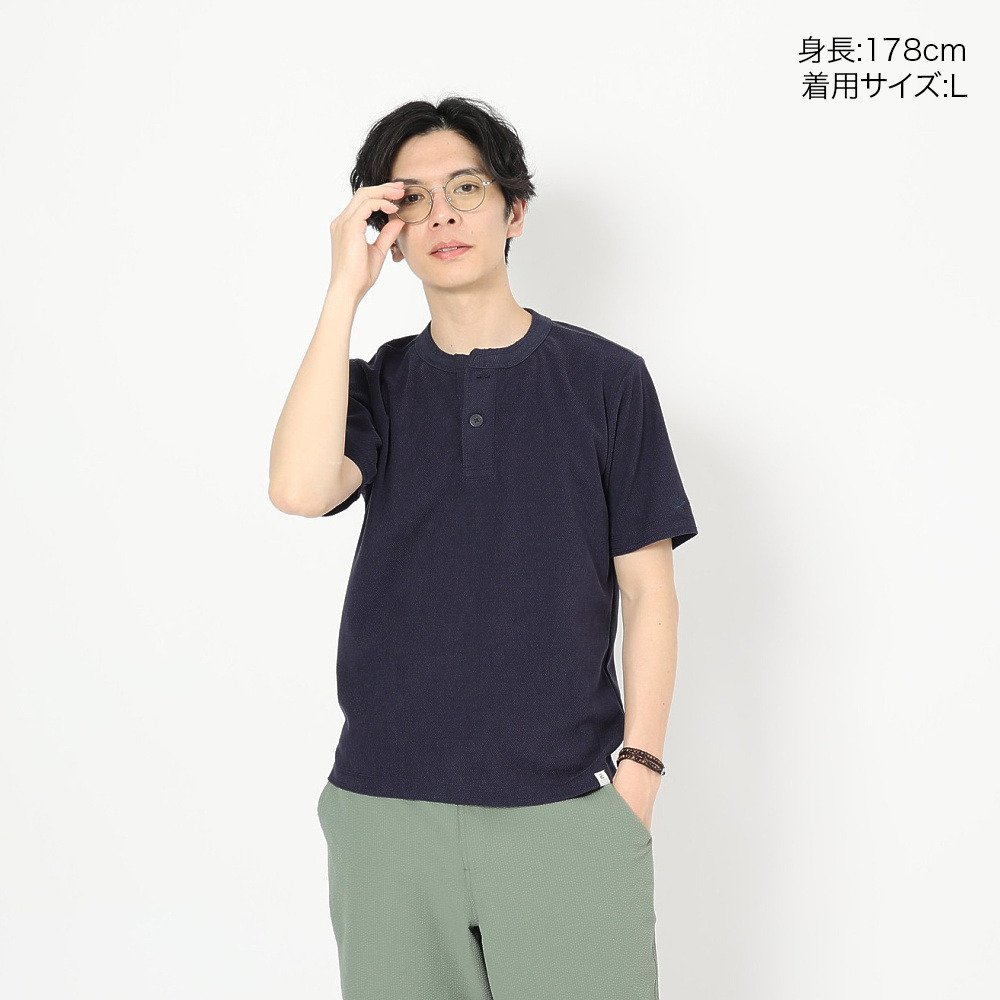 エルケクス（ELKEX）（メンズ）PIQUE ヘンリー 半袖Tシャツ EKM6S10002