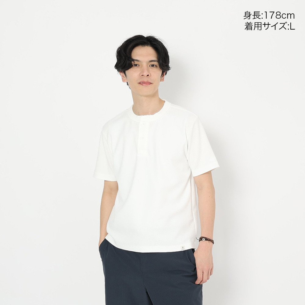 エルケクス（ELKEX）（メンズ）PIQUE ヘンリー 半袖Tシャツ EKM6S10002