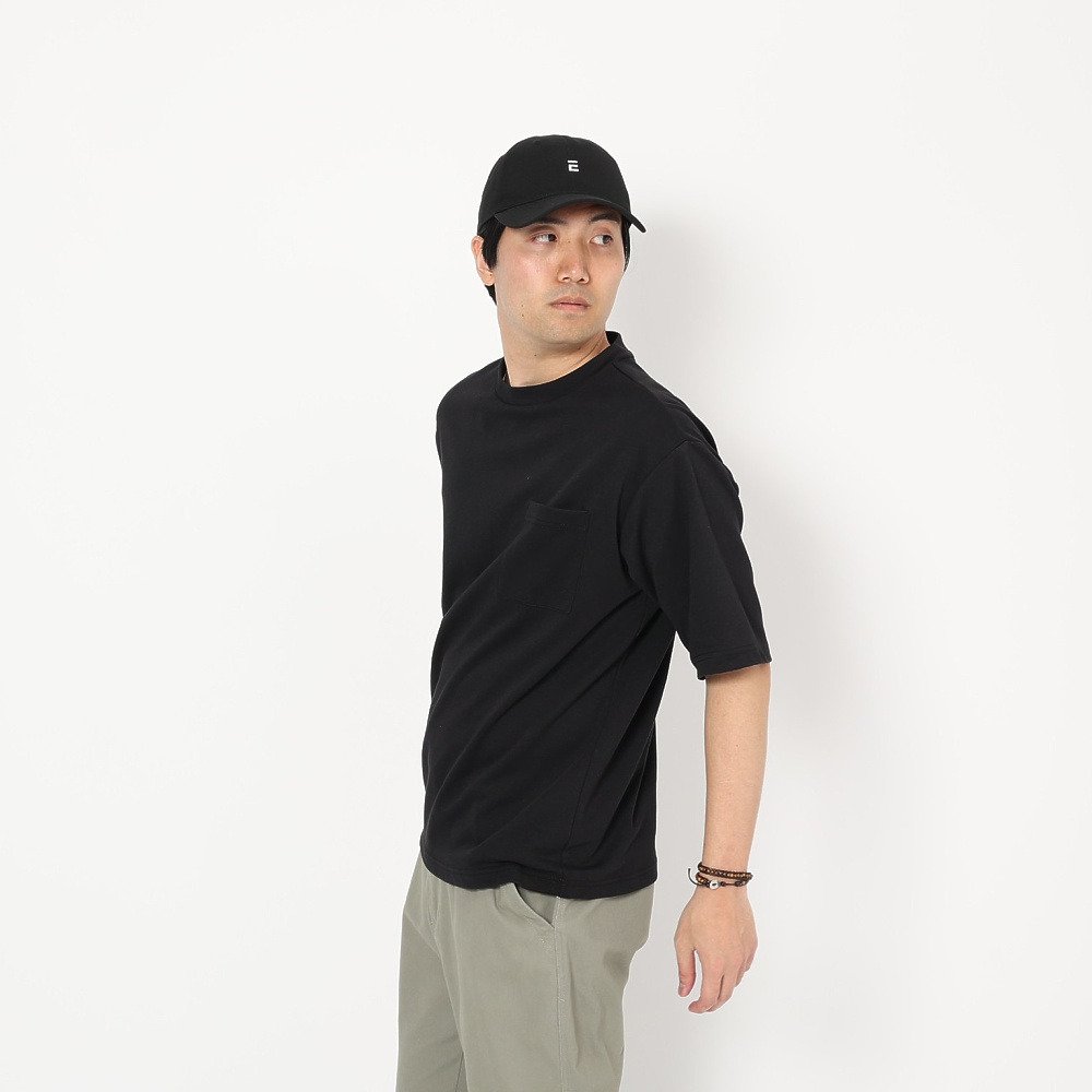 エルケクス（ELKEX）（メンズ）SOFT DRY 半袖Tシャツ EKM6S10029 BLK