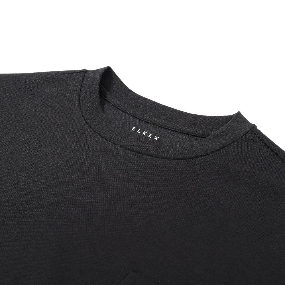 エルケクス（ELKEX）（メンズ）SOFT DRY 半袖Tシャツ EKM6S10029 BLK